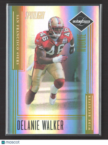 2006 Donruss Playoff Leaf Limited Spotlight Delanie Walker #179