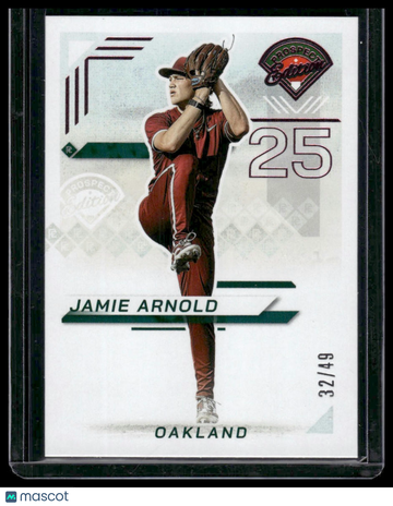2025 Panini Prospect Edition Jamie Arnold #133 Pink /49