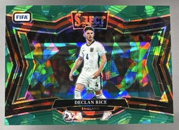 2024 Panini Select FIFA Declan Rice #205 Green Ice Field Level