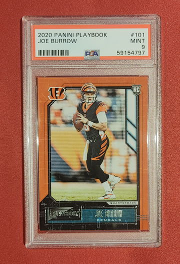 2020 Panini Playbook Cincinnati Bengals Joe Burrow Rookie