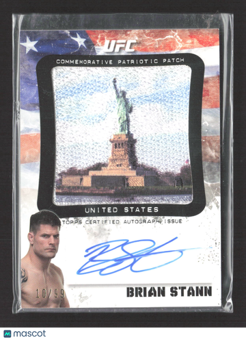 2012 Topps UFC Bloodlines Brian Stann #APP-BS /99 Commemorative Patriotic Patch