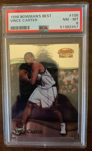 1998 Bowman's Best Vince Carter #105