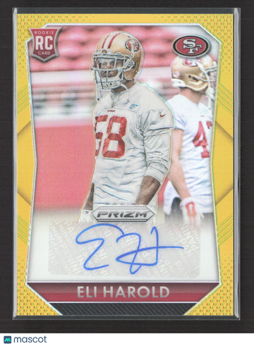 2015 Panini Prizm Eli Harold #RS-EH Gold /10 RC