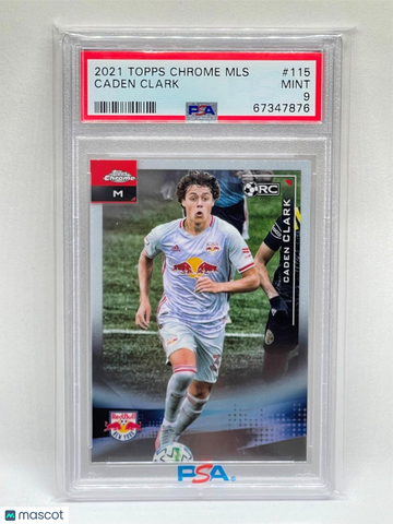 2021 Topps Chrome MLS Caden Clark #115 PSA 9