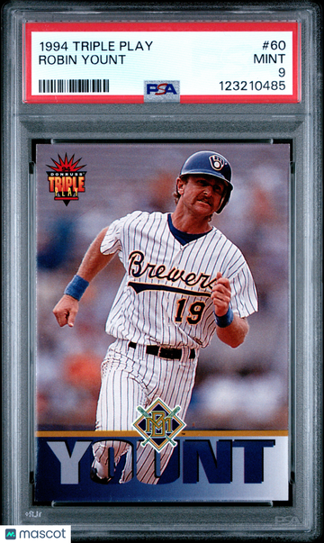 1994 Donruss Triple Play Robin Yount #60 PSA 9