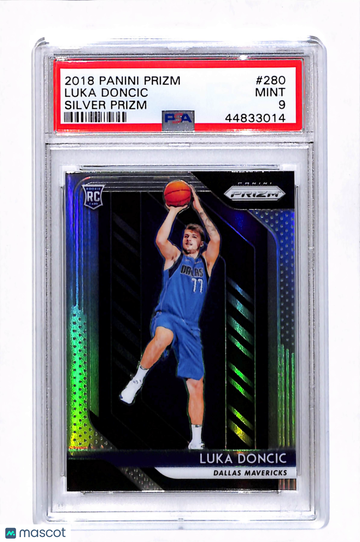 2018 Panini Prizm Luka Doncic #280 Silver PSA 9