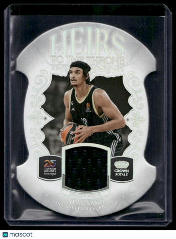 2024-25 Panini Crown Royale Heirs to the Throne Neal Sako #HTT-SAK Clothing Patch