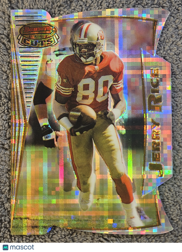 1996 Bowman's Best Best Cuts Jerry Rice #BC10 Atomic Refractor HOF