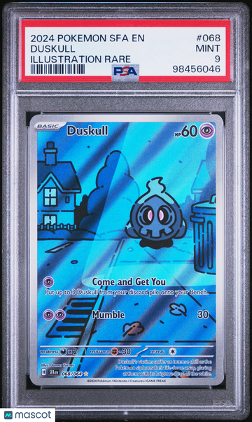 2024 Pokemon Sfa EN-Shrouded Fable Duskull Illustration Rare PSA 9 #068