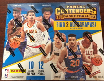 2018-19 PANINI CONTENDERS NBA HOBBY BOX  