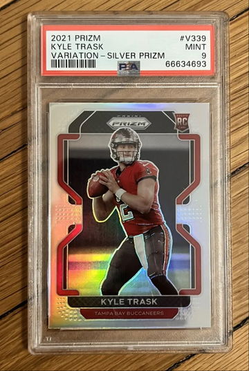 2021 Panini Prizm - Kyle Trask - Variation Rookie Silver Prizm PSA 9 Mint