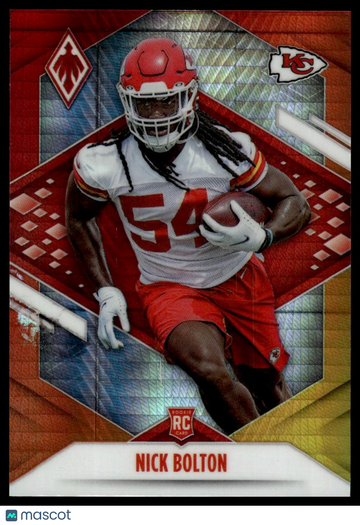 2021 Panini Phoenix Nick Bolton #167 Fire Burst RC