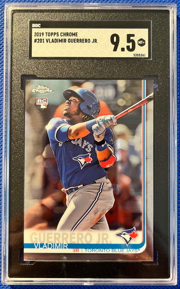 2019 Topps Chrome Vladimir Guerrero Jr. RC #201 SGC 9.5 MINT+