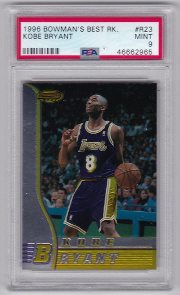 Kobe Bryant 1996 Bowman's Best PSA 9- Ships from Canada