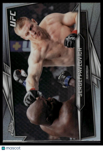2026 Topps Chrome UFC Sergei Pavlovich #84 Refractor