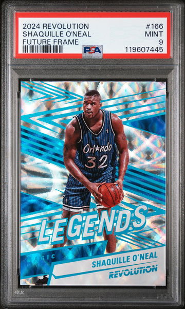 2024-25 Panini Revolution Future Frame Shaquille O'Neal #166 /60 PSA 9