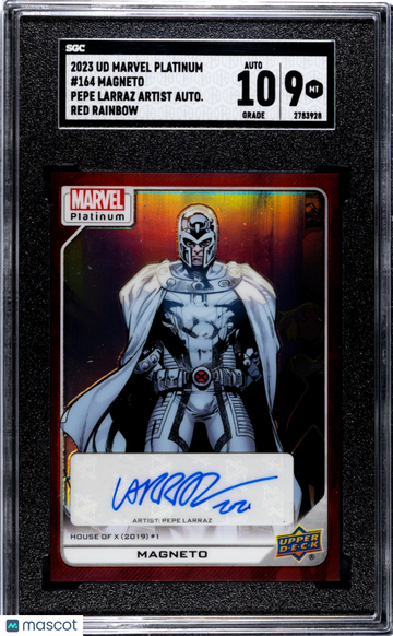 2023 Upper Deck Marvel Platinum Magneto #164 SGC 9