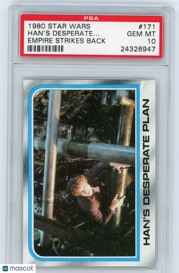 1980 Star Wars Empire Strikes Back Han's Desperate.. . #171 PSA 10