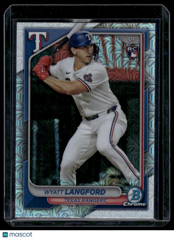 2024 Bowman Chrome Wyatt Langford #71 RC