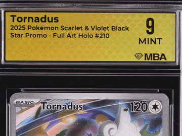 2025 Pokemon Scarlet & Violet Black Star Promo Tornadus Holo MBA 9 #210
