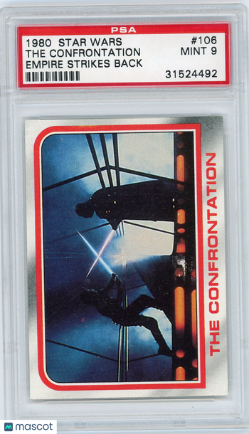 1980 Star Wars Empire Strikes Back The Confrontation #106 PSA 9