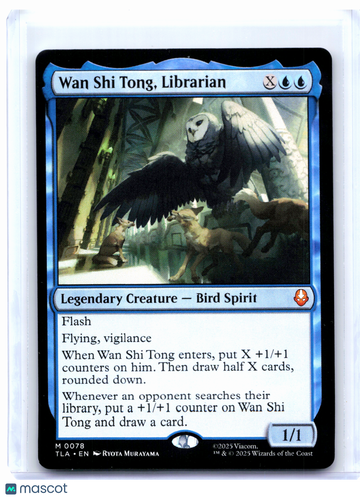 Avatar: The Last Airbender Wan Shi Tong Nonfoil Mythic #0078