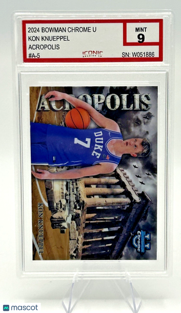 2024 Bowman Kon Knueppel #A-5 Chrome Rookie Insert 9 Bowman