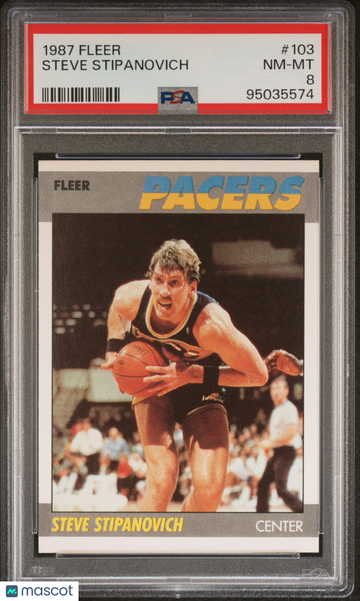 1987 Fleer Steve Stipanovich #103 PSA 8