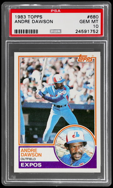 1983 Topps Andre Dawson PSA 10