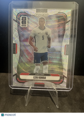 2026 Panini Prizm FIFA World Cup 2026 Ezri Konsa #116 Wave