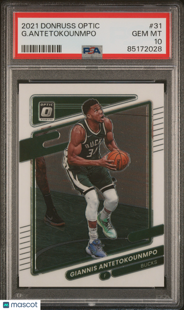 2021 Panini Donruss Optic G. Antetokounmpo #31 PSA 10