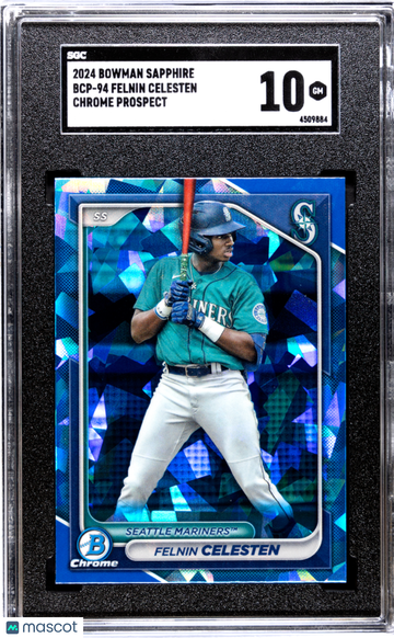 2024 Bowman Sapphire Felnin Celesten #BCP-94 Chrome Prospect SGC 10
