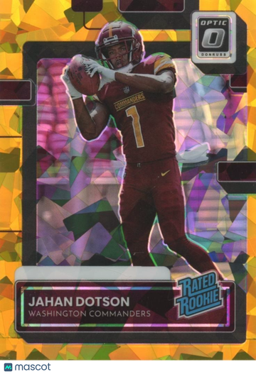 2022 Jahan Dotson Optic Rookie Donruss
