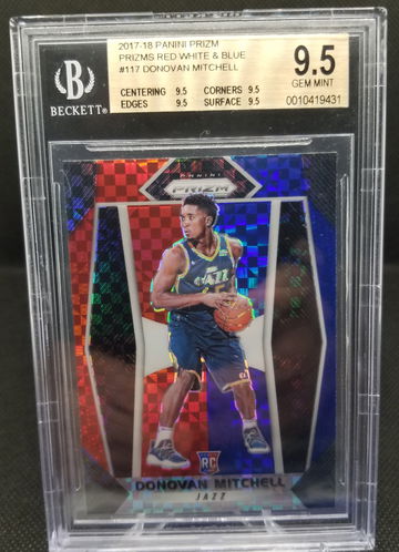 Donovan Mitchell Prizm BGS 9.5