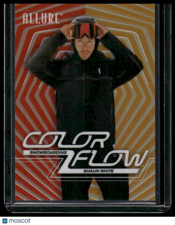 2025 Upper Deck Allure SE Color Flow Shaun White #LCRO-4 Red-Orange /399