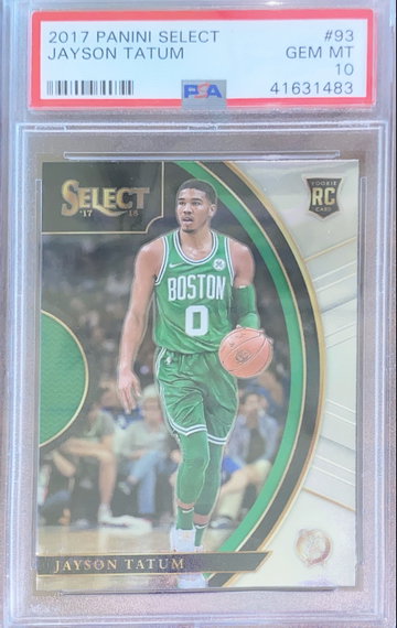 Jayson Tatum select concourse psa 10
