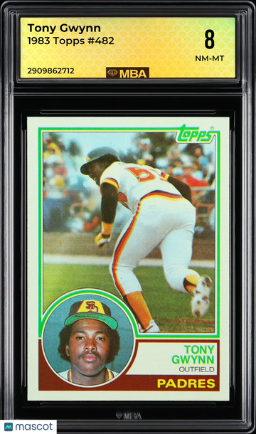1983 Topps Tony Gwynn #482 RC MBA 8
