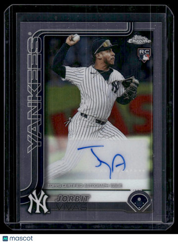 2025 Topps Chrome Jorbit Vivas #AC-JV RC Topps