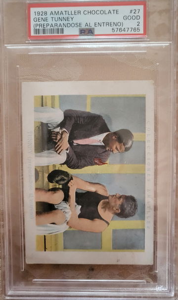 1928 Amatller Chocolate Gene Tunney