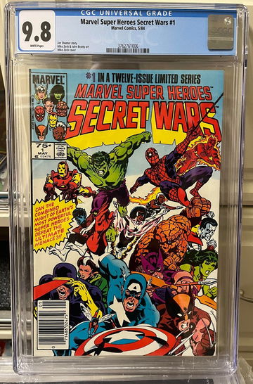 Marvel Super Heroes: Secret Wars 1 Cgc 9.8 Newsstand