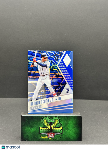 2018 Panini Phoenix Ronald Acuña Jr. #21 Blue Prizm RC