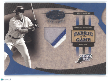 2005 Donruss Fabric of the Game Fred McGriff #FG-45 /25 Game-worn Jersey