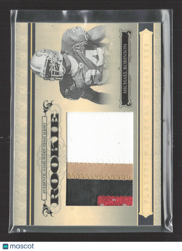 2006 Playoff National Treasures Michael Robinson #134 /10 Authentic Game-Worn Prime Jersey