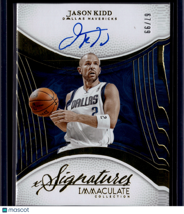 2025 Panini Immaculate Collection Jason Kidd #IMS-KID