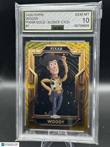 2025 Topps Chrome Pixar GOLD AGS 10