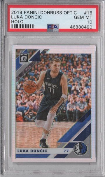 2019 Optic Luka Doncic Holo PSA 10