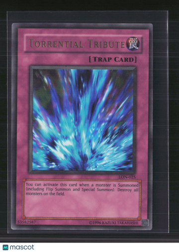 2003 Yu-Gi-Oh! Labyrinth of Nightmare Torrential Tribute Ultra Rare Trap Card