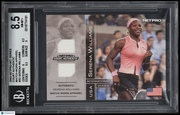 2003 NetPro International Series Court Apparel Serena Williams #2D BGS 8.5