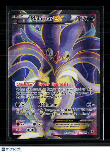 2014 Phantom Forces Malamar EX Holo Ultra Rare FA #115/119