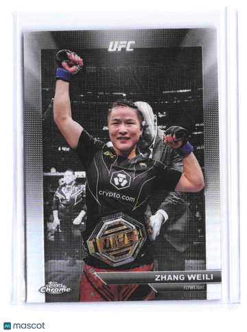 2026 Topps Chrome UFC Manifesting Moments Zhang Weili #MM-7 Refractor